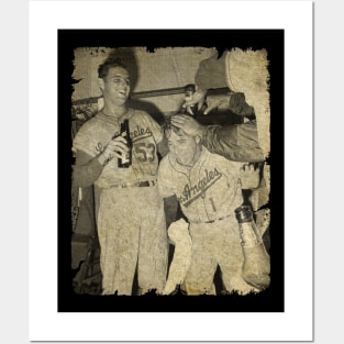 Don Drysdale and Peewee Reese - 1959 WS Posters and Art